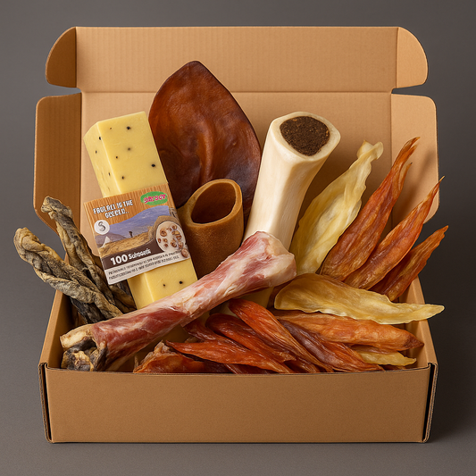 DogBox Mix Viande, Poisson & Fromage de Yak – Dogbox Premium